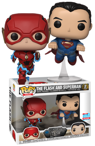 DC Justice League - The Flash and Superman Race NYCC 2018 Exclusive 2 pack