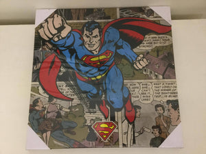 Superman (Burst) Canvas Frame