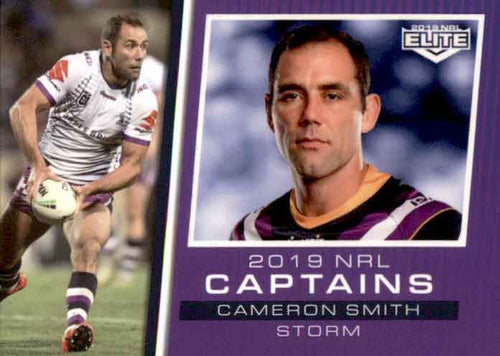 2019 TLA NRL Elite CAPTAINS Cameron Smith STORM CC07/18