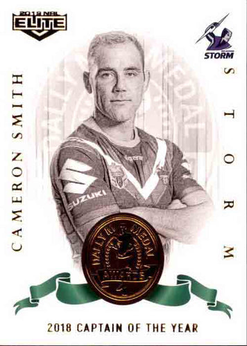 2019 TLA NRL Elite 2018 Dally M Awards Cameron Smith Melbourne Storm DM17/18