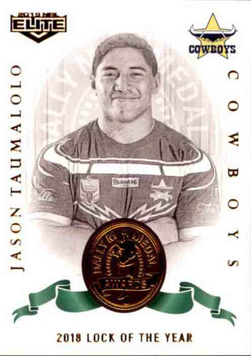 2019 TLA NRL Elite 2018 Dally M Awards Jason Taumalolo COWBOYS DM07/18