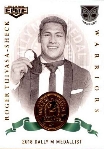 2019 TLA NRL Elite 2018 Dally M Awards Roger Tuivasa-Sheck WARRIORS DM01/18