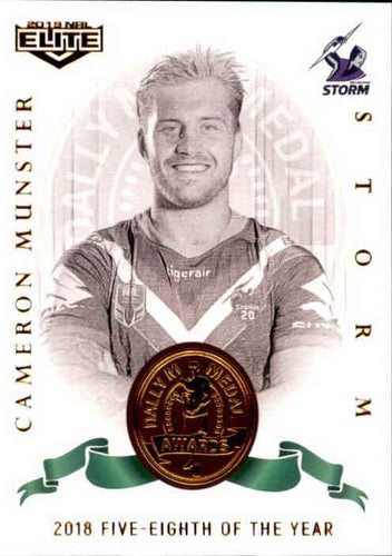 2019 TLA NRL Elite 2018 Dally M Awards Cameron Munster Melbourne STORM DM05/18