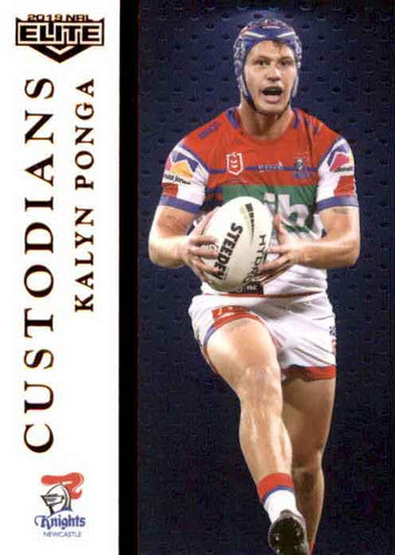 2019 TLA NRL Elite CUSTODIANS Kalyn Ponga Newcastle Knights C8/16