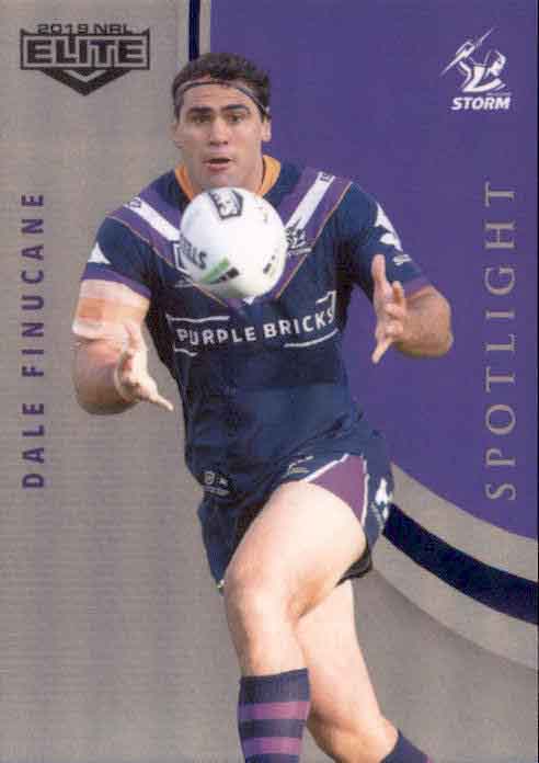 2019 TLA NRL Elite SPOTLIGHT Dale Finucane Melbourne Storm SP07/16