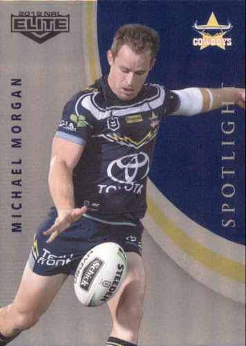 2019 TLA NRL Elite SPOTLIGHT Michael Morgan North Queensland Cowboys SP10/16