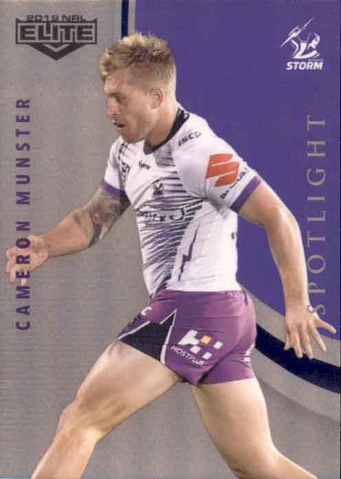 2019 TLA NRL Elite SPOTLIGHT Cameron Munster Melbourne Storm SP08/16