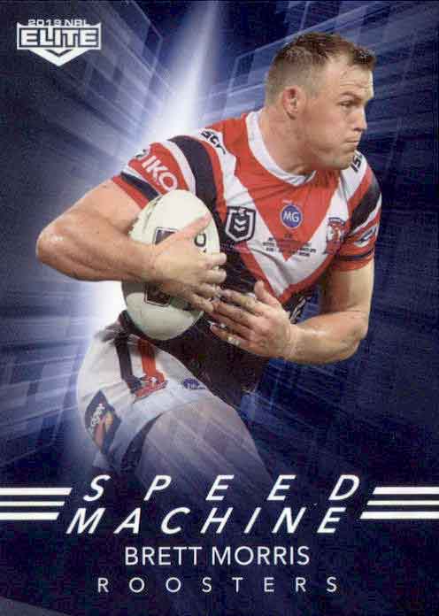 2019 TLA NRL Elite SPEED MACHINE Brett Morris Sydney Roosters SM27/32