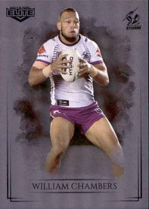 2019 TLA NRL Elite SILVER SPECIAL PARALLEL Will Chambers Melbourne Storm SS57