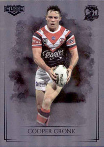 2019 TLA NRL Elite SILVER SPECIAL PARALLEL Cooper Cronk ROOSTERS SS121