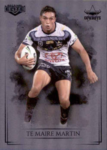 2019 TLA NRL Elite SILVER SPECIAL PARALLEL Te Maire Martin COWBOYS SS77