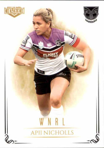 2019 TLA NRL Elite WNRL Appi Nicholls WARRIORS WNRL15