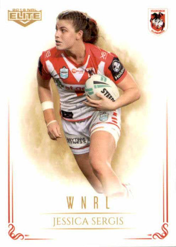 2019 TLA NRL Elite WNRL Jessica Sergis DRAGONS WNRL08