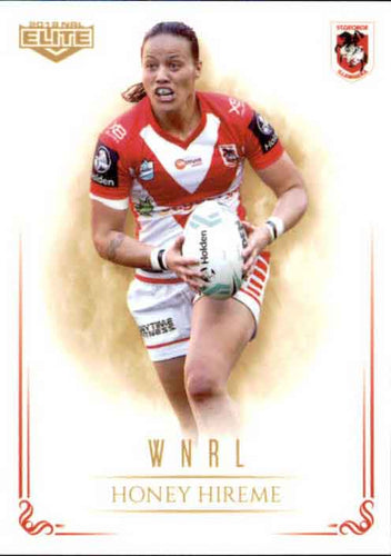 2019 TLA NRL Elite WNRL Honey Hireme DRAGONS WNRL07