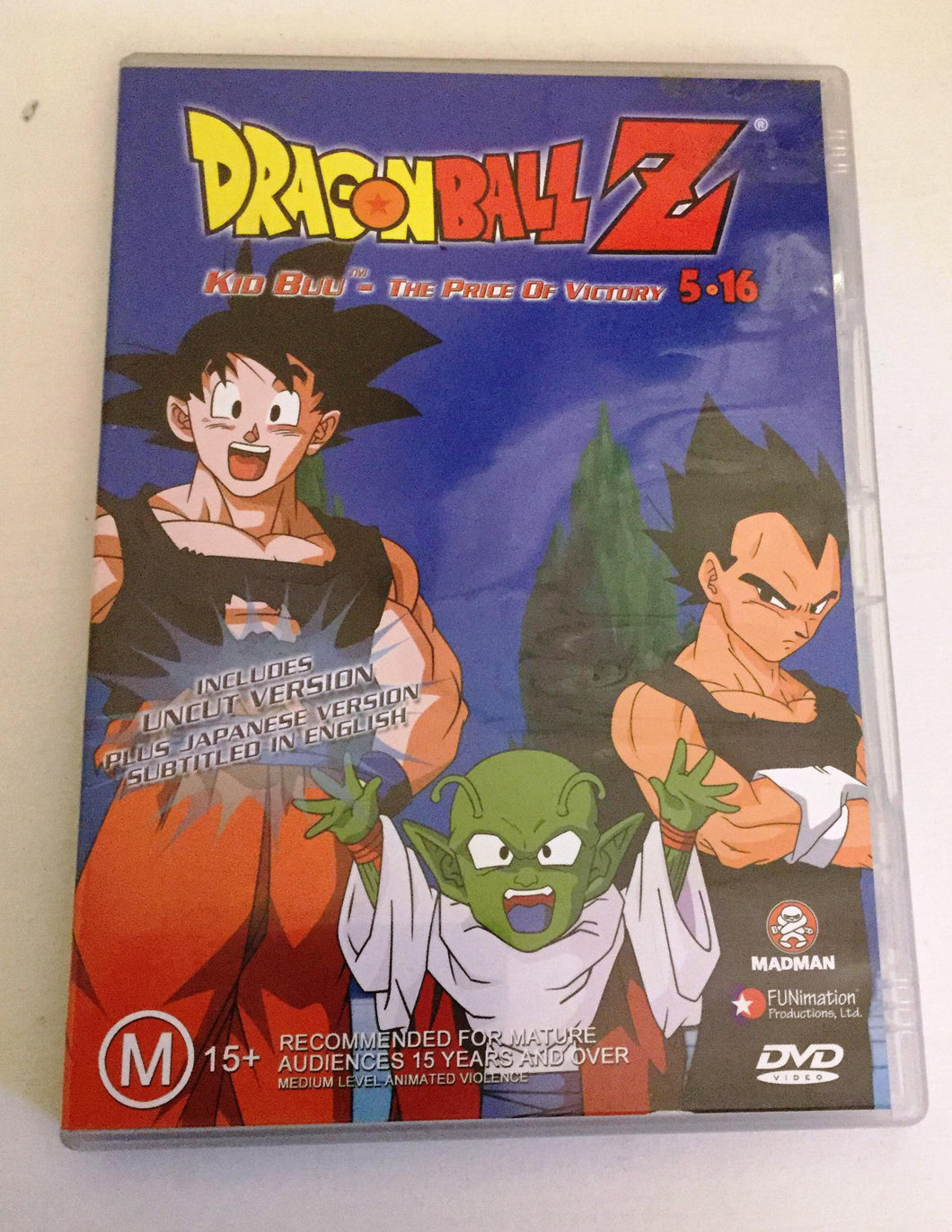 DRAGON BALL Z KID BUU - THE PRICE OF VICTORY 5.16 Volume 5 part 16 DVD #PRE OWNED
