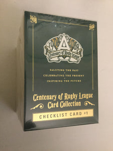 2008 Select NRL CENTENARY series Full Base Common Set