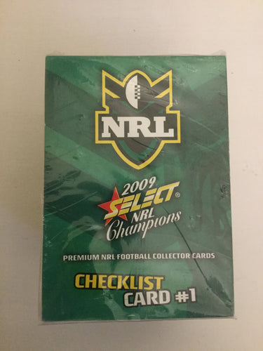 2009 Select NRL CHAMPIONS series Full Base Common Set