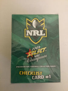 2009 Select NRL CHAMPIONS series Full Base Common Set