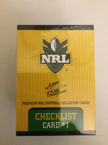 2008 Select NRL CHAMPIONS series Full Base Common Set