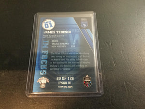 2018 TLA NRL Traders Player In Focus James Tedesco #69
