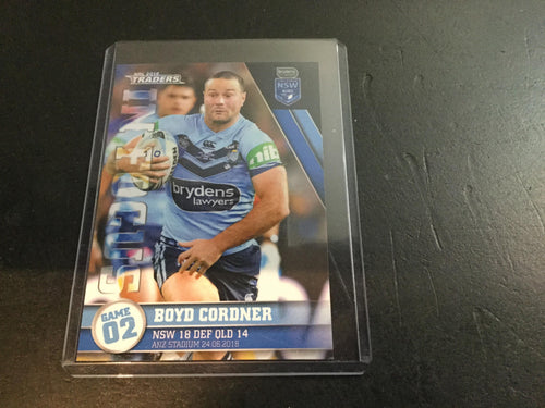 2018 TLA NRL Traders Player In Focus Boyd Cordner #69