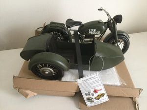 Army Motorcyle & Sidecar