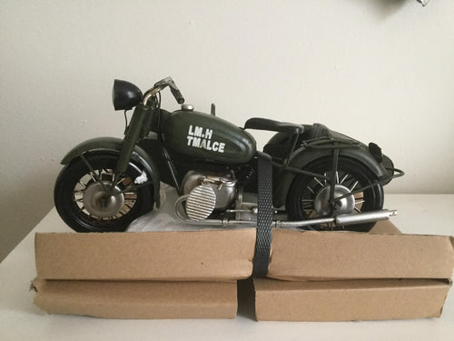 Army Motorcyle & Sidecar