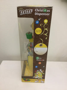 M&M's Collectable Yellow Christmas Candy Dispenser