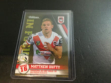 2018 TLA NRL Traders Player In Focus Matt Dufty #69