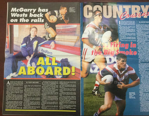 1992 Rugby League Week Magazine July 29 1992 - Vol 23 No. 26