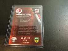 2018 TLA NRL Traders Player In Focus Matt Dufty #69