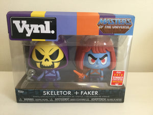 Masters of the Universe Vynl. Skeletor & Faker SDCC18 Exclusive Vinyl Figure 2-Pack Vynl.