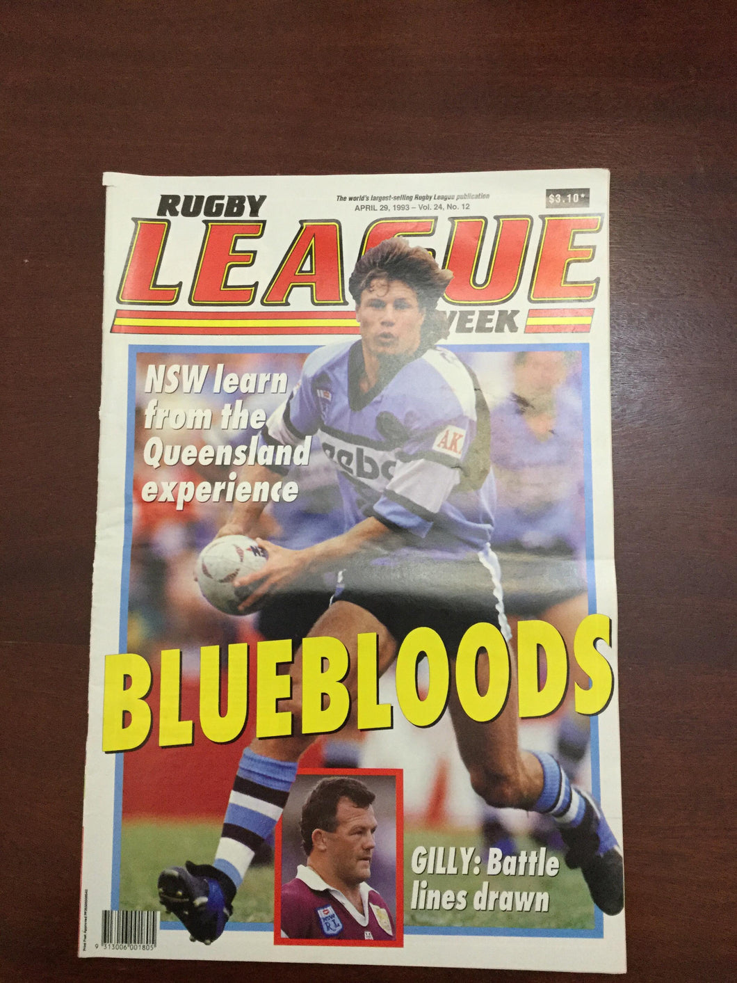 1993 Rugby League Week Magazine April 29 1993 - Vol 24 No. 12