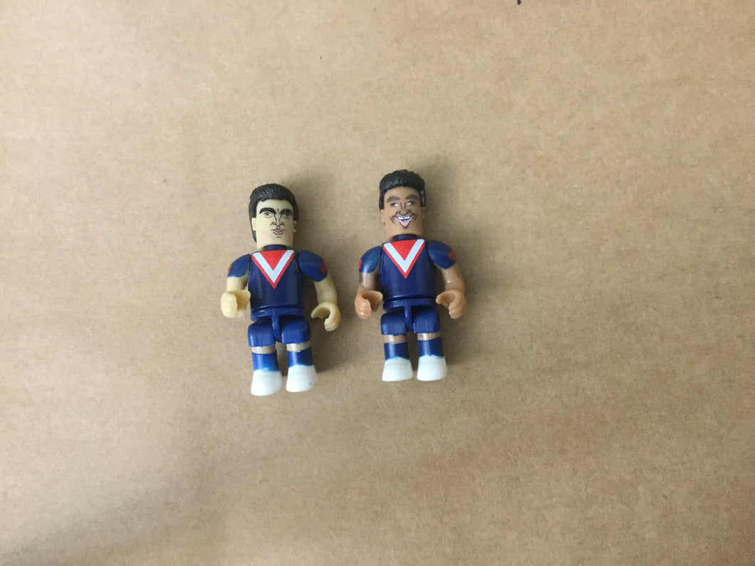 2014 NRL Micro Figures - Sonny Bill Williams & Anthony Mnichiello SYDNEY ROOSTERS