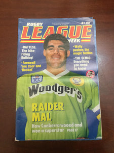1985 Rugby League Week Magazine September 5  1985 - Vol 16 No. 28