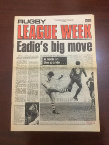 1979 Rugby League Week Magazine September 13, 1979 - Vol 10 No. 30