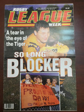 1992 Rugby League Week Magazine August 26 1992 - Vol 23 No. 30