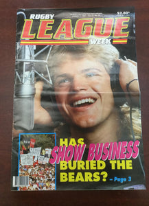 1991 Rugby League Week Magazine August 7 1991 - Vol 22 No. 26