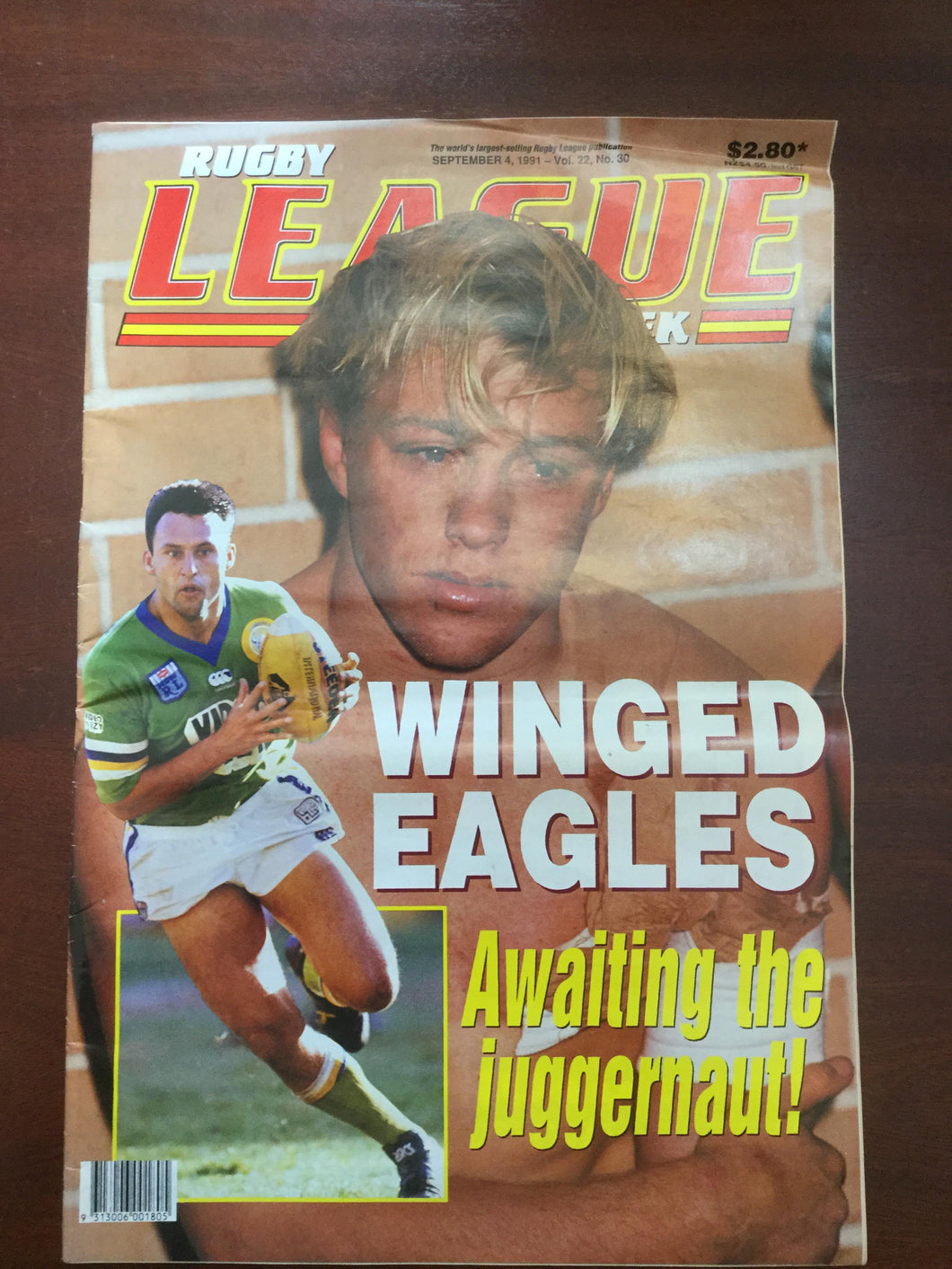 1991 Rugby League Week Magazine September 4 1991 - Vol 22 No. 30