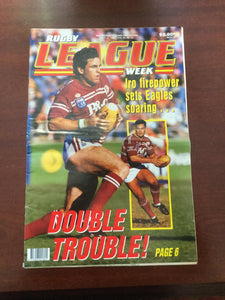 1991 Rugby League Week Magazine July 17 1991 - Vol 22 No. 23