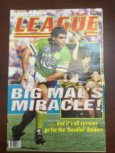 1992 Rugby League Week Magazine July 8 1992 - Vol 23 No. 23