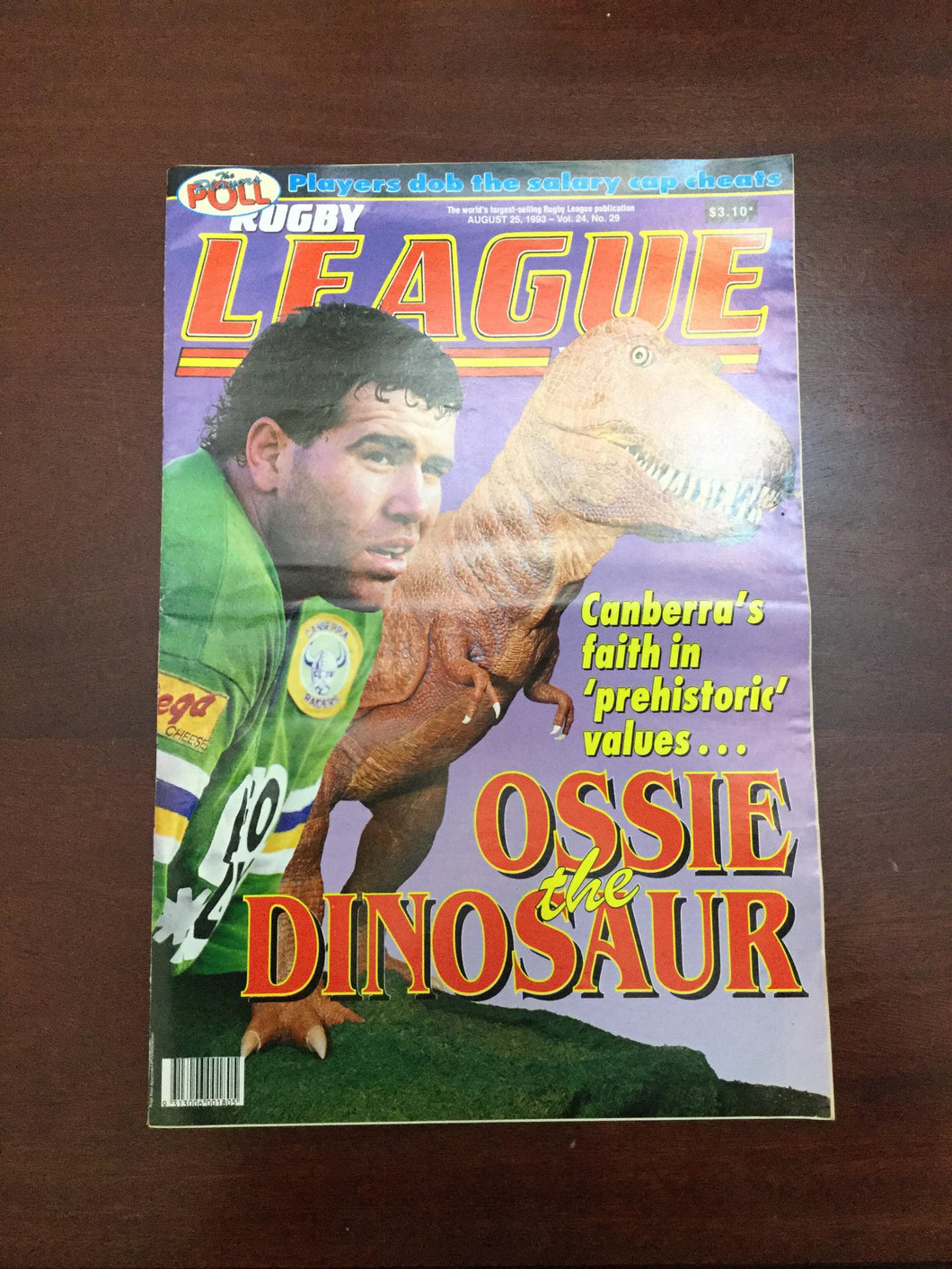 1993 Rugby League Week Magazine August 25 1993 - Vol 24 No. 29