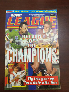 1993 Rugby League Week Magazine June 10 1993 - Vol 24 No. 18