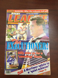1993 Rugby League Week Magazine September 8 1993 - Vol 24 No. 31