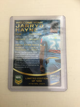 2016 NRL TLA Welcome Home Jarryd Hayne Titans Limited Edition