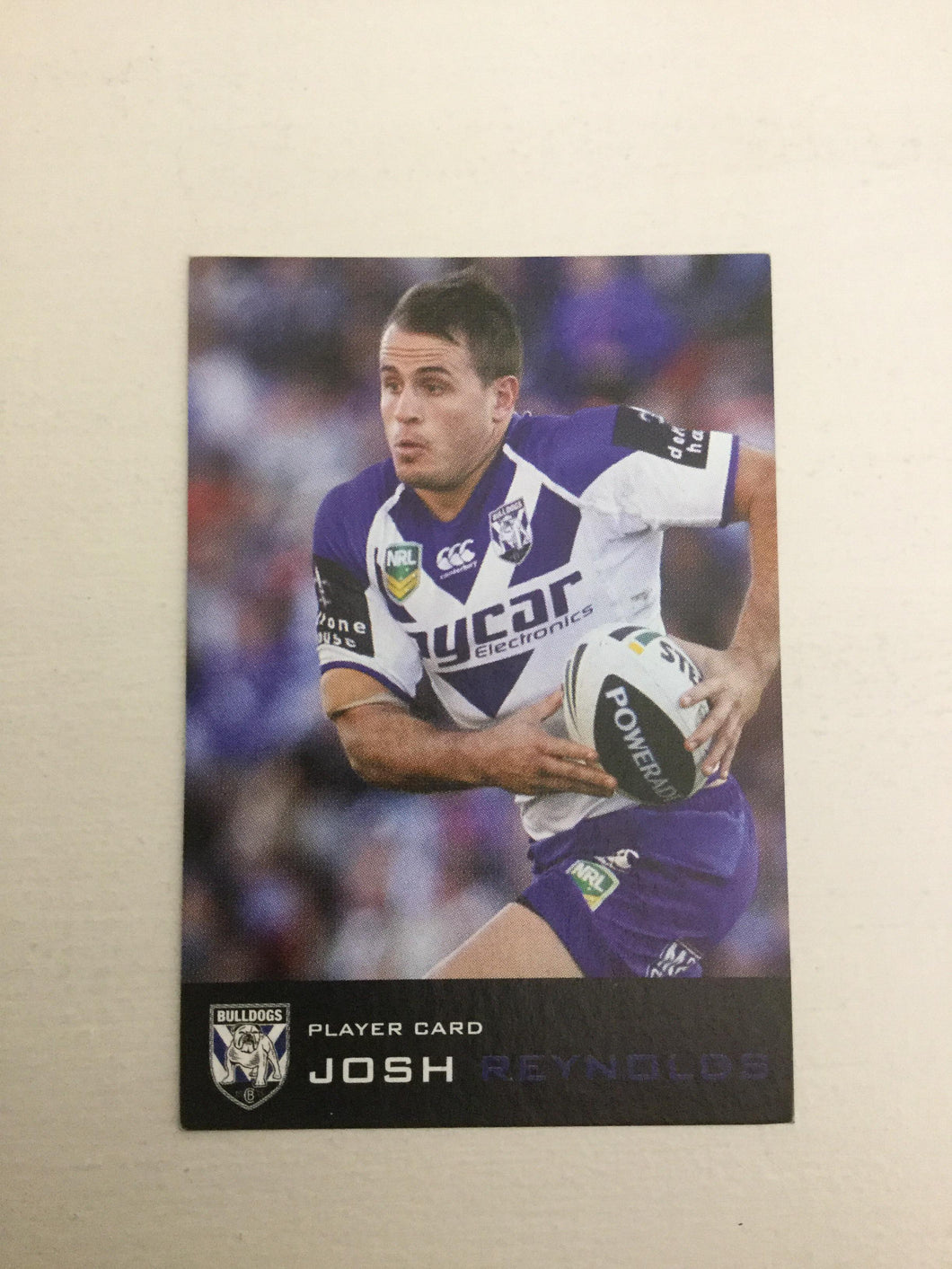 2014 Oliver Brown Josh Reynolds Bulldogs Rugby League card