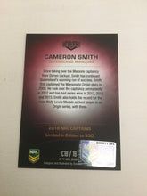2016 TLA NRL Elite 2016 Captain Cameron Smith C18/18 Signed by Artist David Cain LIMITED