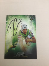 2016 TLA NRL Elite 2016 Captain Jarrod Crocker C2/18 Signed by Artist David Cain LIMITED