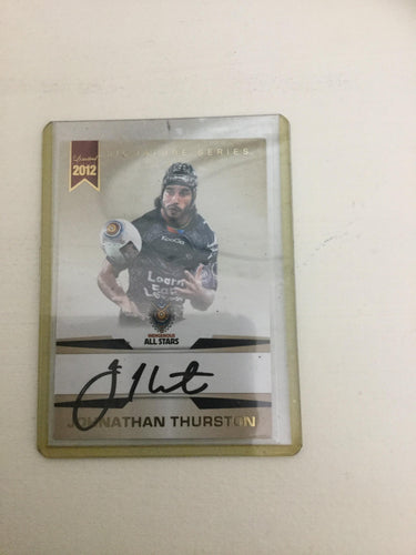 2012 ESP NRL Limited Edition Captain Signature Series Johnathan Thurston #SS-5