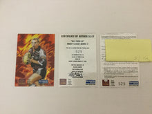 1996 Dynamic Marketing Series 2 All Fired Up Allan Langer Brisbane Broncos Signature Card #529